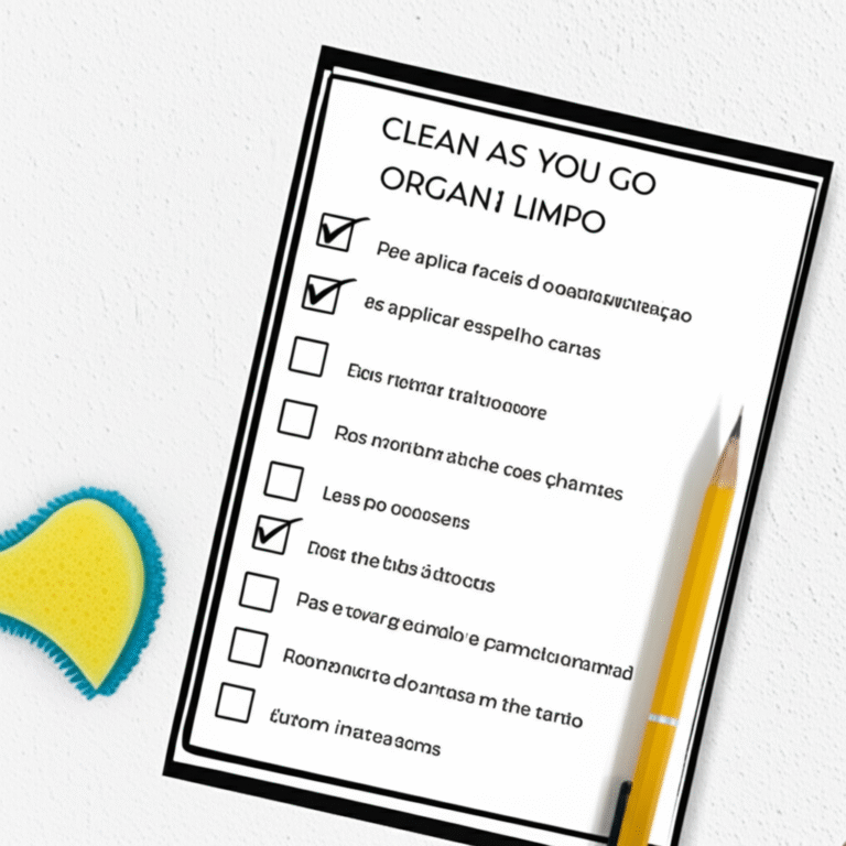 Checklist do Método Espelho Limpo Checklist de tarefas para o Método Espelho Limpo